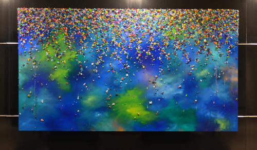 "Gravity" 60x108" Original Oil on Canvas | Oil And Acrylic Painting in Paintings by Melissa Ellis Art | 8222 Douglas Ave in Dallas