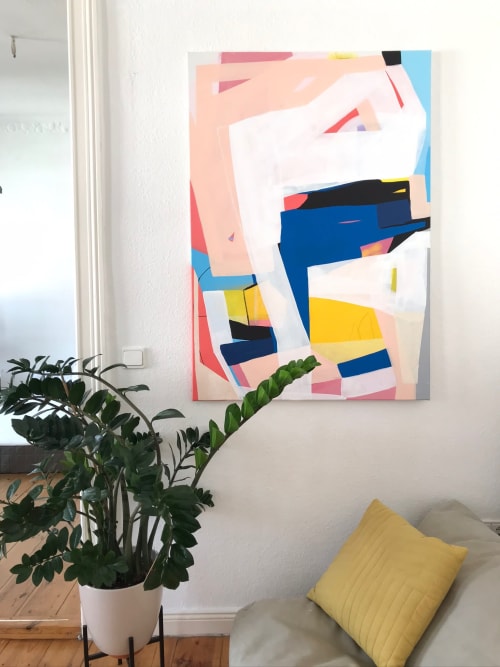 "Popular Mechanics" original painting 130 x 90cm. | Oil And Acrylic Painting in Paintings by Jilli Darling