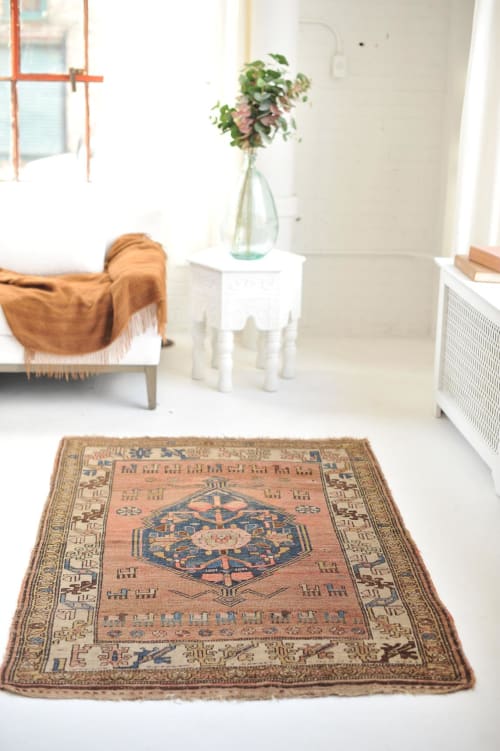 Juliette - MYSTICAL Nomadic Tribal Antique Rug | Rugs by The Loom House