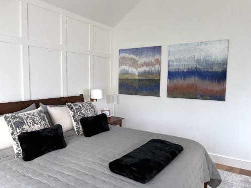 Horizon Series - Commission | Tapestry in Wall Hangings by Jessie Bloom Studio