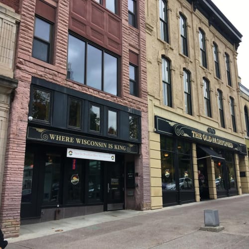 WHERE WISCONSIN IS KING by Ray Mawst at The Old Fashioned, Madison Wescover Murals