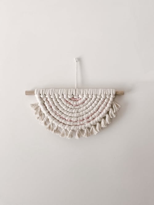 SEMI CIRCLE MACRAME | Macrame Wall Hanging in Wall Hangings by WOOL & PINE by Jessie