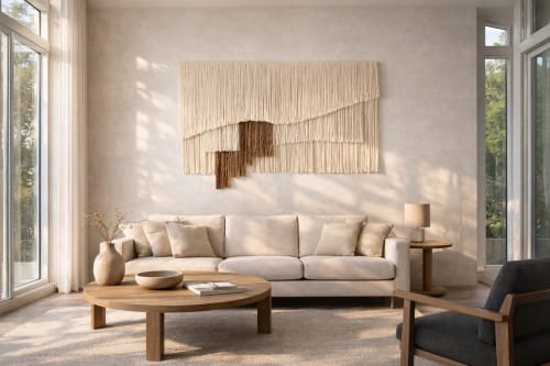 Hanko - Wall Hanging | Tapestry in Wall Hangings by Olivia Fiber Art