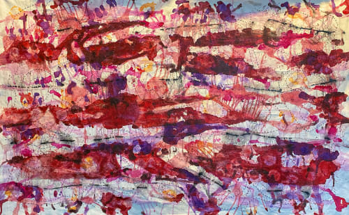 Surge #8 | Oil And Acrylic Painting in Paintings by Joanie Gagnon San Chirico Studio