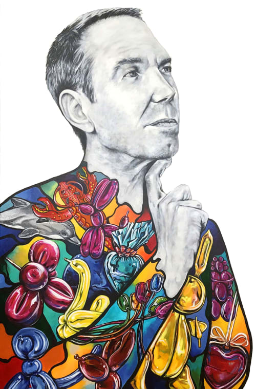 Jeff Koons | Paintings by Anthony Hernandez Art