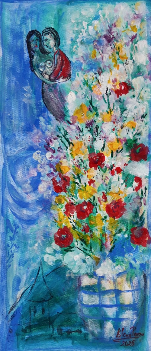 El deseo (2025) | Oil And Acrylic Painting in Paintings by Elena Parau