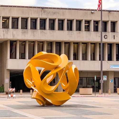 “Tabachin Ribbon” | Public Sculptures by Yvonne Domenge | Downtown Fort Worth, Inc. in Fort Worth