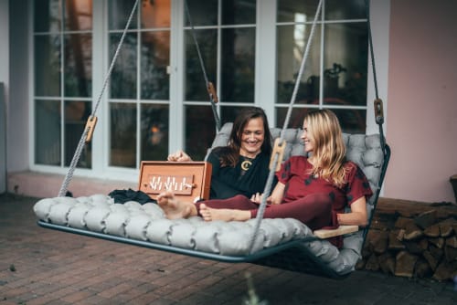 Vikos Double | Swing Chair in Chairs by Linda Vrňáková