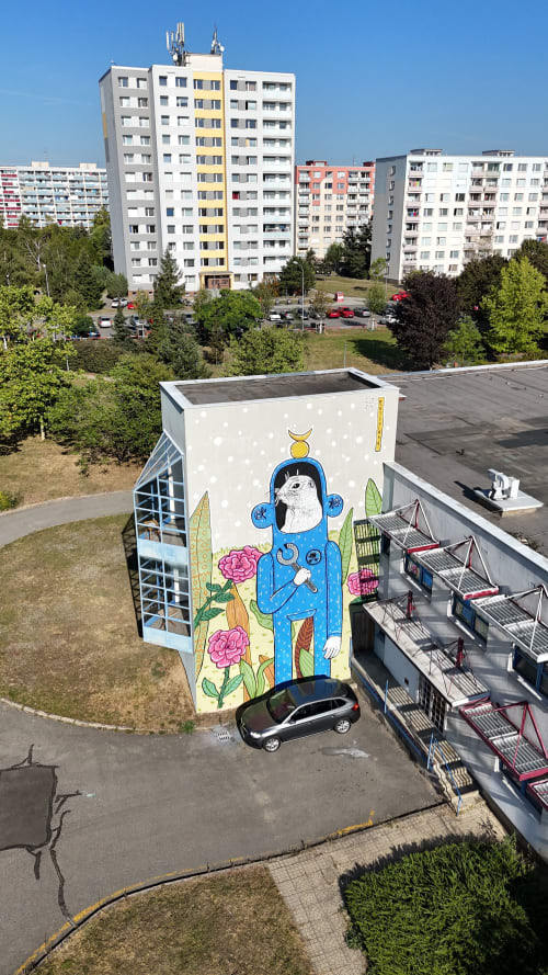 European Ground Squirrel by Masholand at Mesto = Galerie | Paintings by Masho Marg