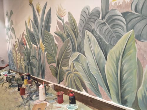Tropical Mural | Murals by Enis Art