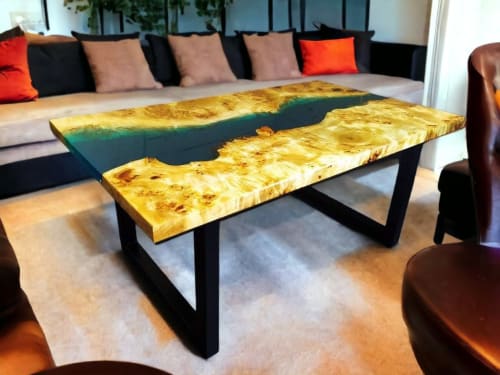 Epoxy Dining Table, Epoxy Resin Table, Epoxy Wood Table | Tables by Innovative Home Decors