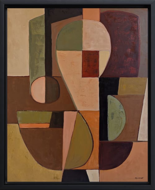Inner Axis | Oil And Acrylic Painting in Paintings by Sophie DUMONT.