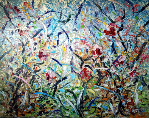 Sussurri tra i rami | Oil And Acrylic Painting in Paintings by Puliafico Antonino