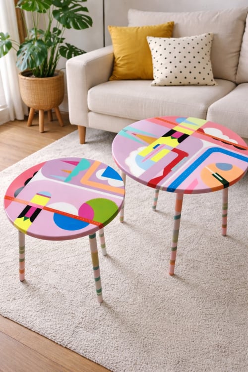 Entryway Bedside Resin Side Tables | Tables by Epoxy Coffee Table Shop