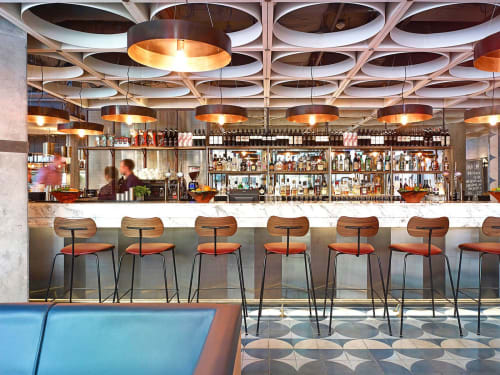 NOD barstool | Chairs by Job's Chairs | Jamie’s Italian Piccadilly in London