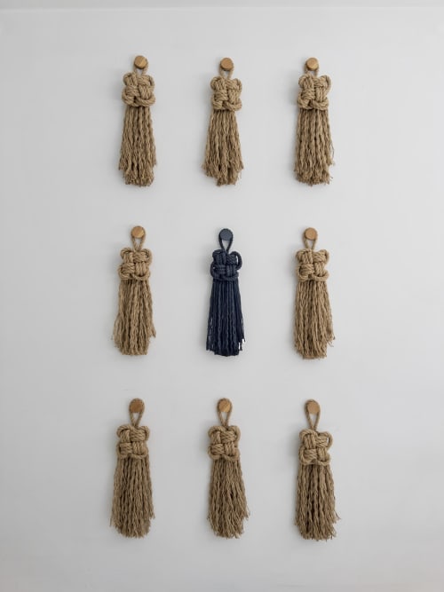 Knots Installation | Wall Sculpture in Wall Hangings by Ana Salazar Atelier