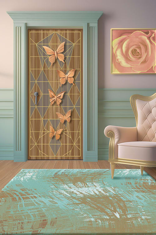 Origami Butterflies Door | Furniture by Blue Bliss