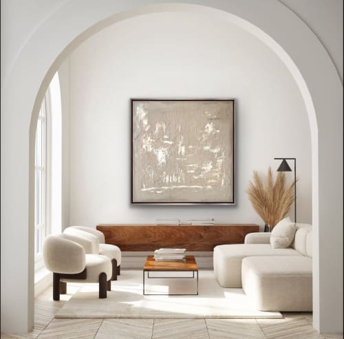 Neutral Ground Painting | Mixed Media by Kim Christopher