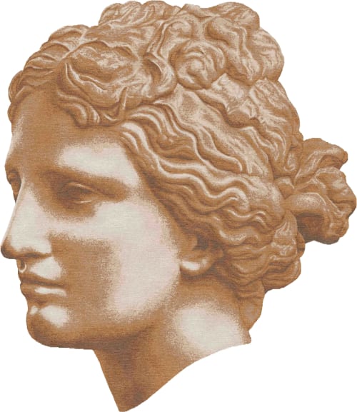 Rug Afrodite hand-knotted of unusual design | Area Rug in Rugs by Atelier Tapis Rouge