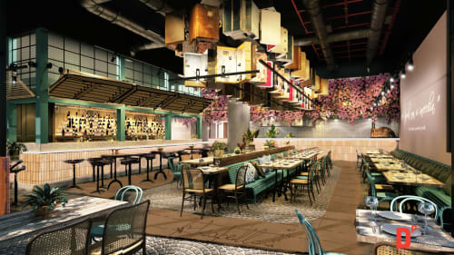 Italian Street Kitchen, Esplanade, Restaurants, Interior Design