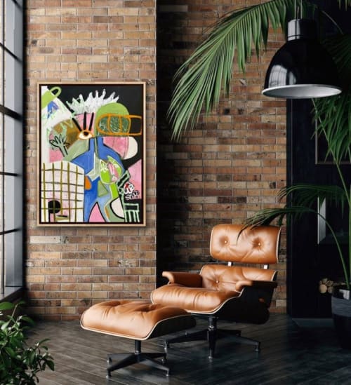 Staying Alive | Sold | Oil And Acrylic Painting in Paintings by Aleea Jaques