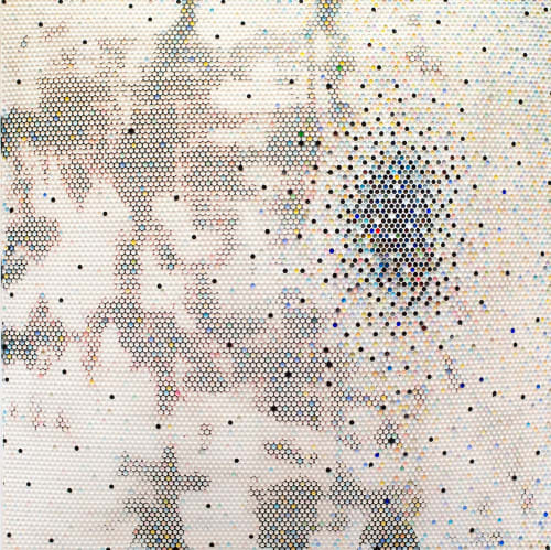 Emil Lukas, "heat shield #1496," 2016 | Paintings by Artist Emil Lukas, represented by Hosfelt Gallery | SF Decorator Showcase 2019 in San Francisco