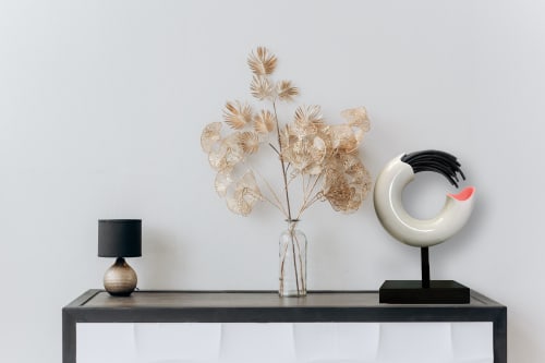 Torus - Recapitulation Table top metal sculpture | Sculptures by David Mills Studio