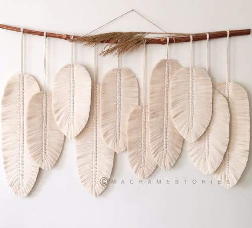 Natural Long Feather Hanging