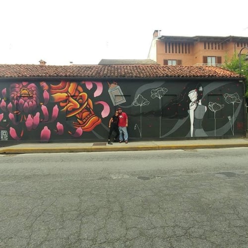 Japan theme - Commissioned Mural | Street Murals by Stefania Gallina - MAPU Lab