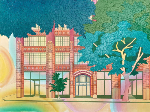 1st Ave. | Oil And Acrylic Painting in Paintings by Elizabeth Gahan