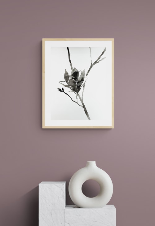 Magnolia No. 23 : Original Ink Painting | Drawings by Elizabeth Becker
