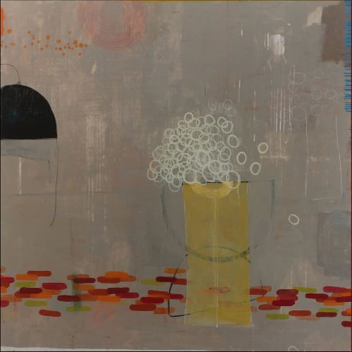 Gracious / Acrylic on Canvas / 60"x60"x2.5" | Paintings by Sidnea D'Amico