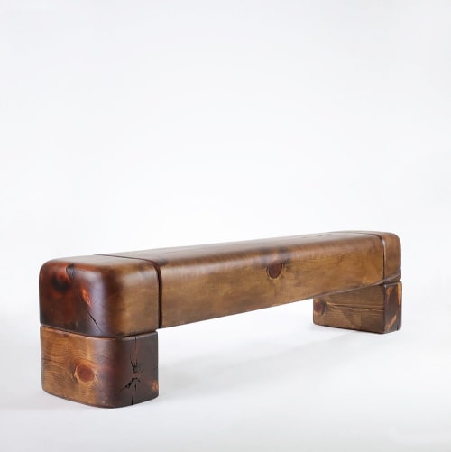Tygo Solid Wood Bench | Benches & Ottomans by Pfeifer Studio