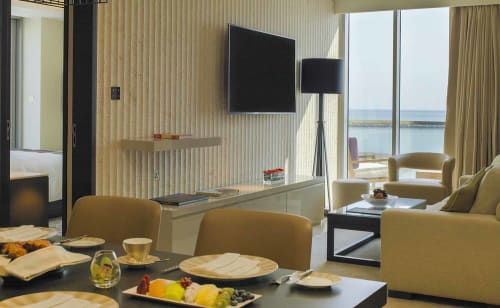 Tratto marble wall texture | Tiles by Lithos Design | Kempinski Hotel Muscat Oman in Muscat