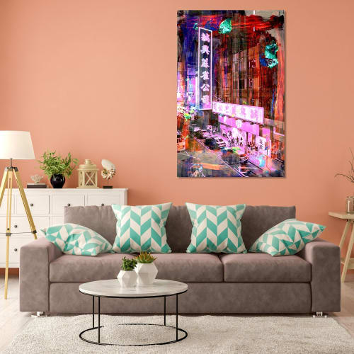 HONG KONG Streets V | Mixed Media by Sven Pfrommer
