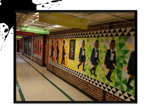 KIPP Vision Primary Mural | Murals by artofYungai | KIPP WAYS Academy in Atlanta