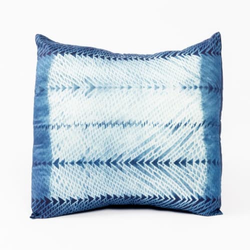 Ara Indigo Silk Pillow | Pillows by Studio Variously