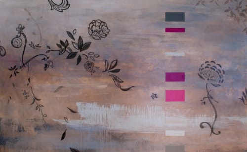 Dream Garden | Oil And Acrylic Painting in Paintings by Anna Jaap Studio