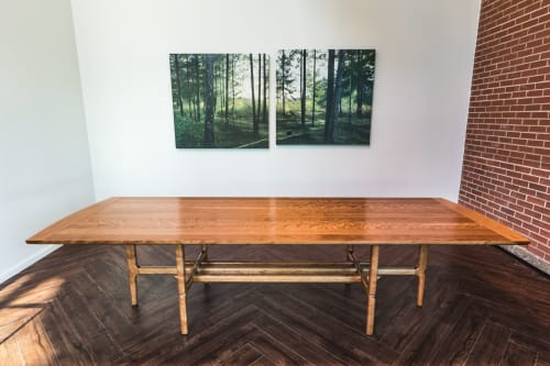 Linnea Table for Café Linnea | Tables by Kenton Jeske Woodworker | Café Linnea in Edmonton