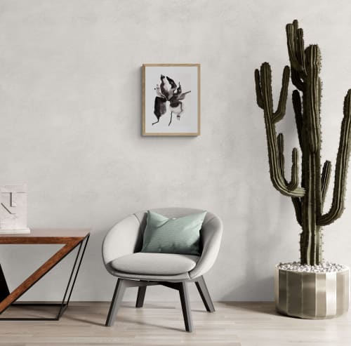 Iris No. 155 : Original Watercolor Painting | Drawings by Elizabeth Becker