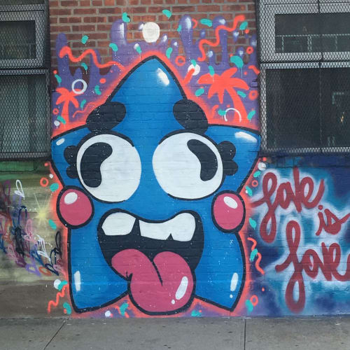 Star | Street Murals by FreakyKissDesigns