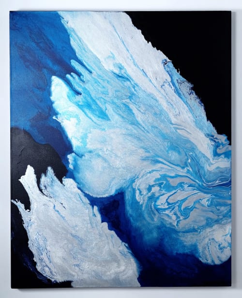 Tidal Wave One | Oil And Acrylic Painting in Paintings by Gabrielle Shannon | Space Gallery in Denver