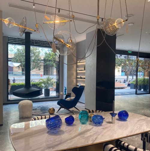 Trapezi Six Lights | Chandeliers by SilvioMondinoStudio