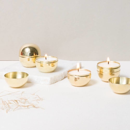 Sphere Travel Candles Set of 4 | Decorative Objects by The Collective