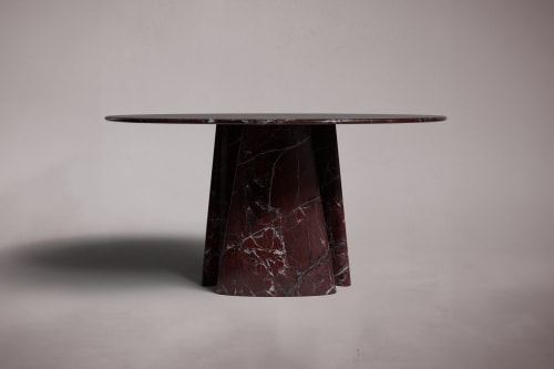 Round Marble Dining Table | Tables by HamamDecor LLC