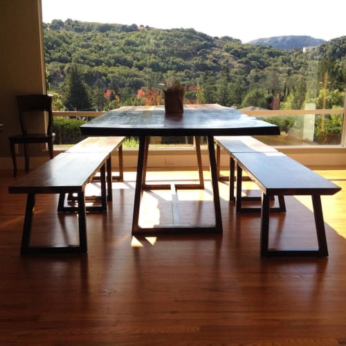 Custom Table and Benches | Tables by Santee Design