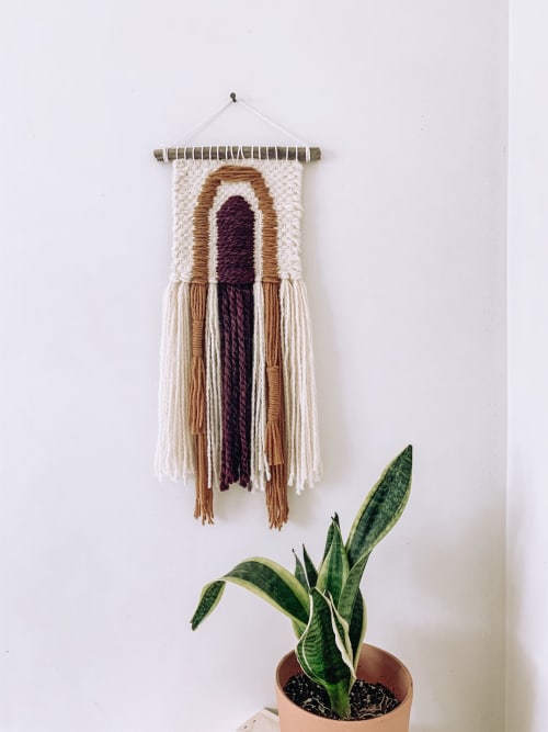 Handmade Rainbow Inspired Woven Wall Hanging Decor | Wall Hangings by Hippie & Fringe