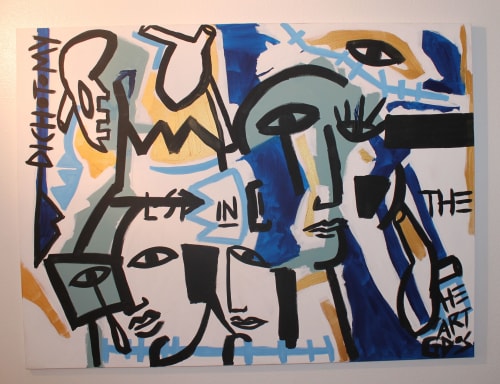 Dichotomy | Oil And Acrylic Painting in Paintings by Paula Gasparini-Santos