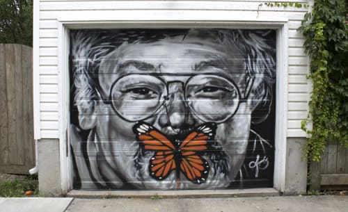 Butterflyway Lane | Street Murals by Nick Sweetman | Garrison Creek Park in Toronto