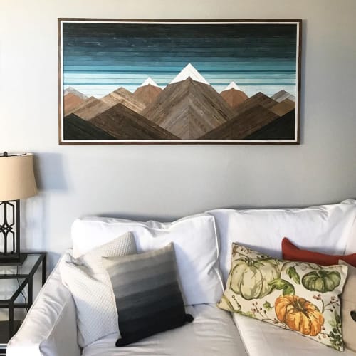 “Biggest Mountain Range” | Wall Hangings by Forested Way
